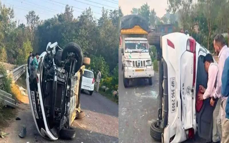 Accident In Himachal: हिमाचल में हादसे का शिकार हुई दो गाड़ियां! महिला सहित दो बच्चे गंभीर घायल, ऐसे हुआ हादसा..