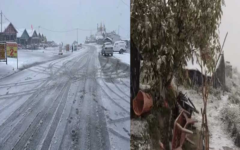 हिमाचल में बदला मौसम: शुरू हुआ बारिश और बर्फबारी का दौर! पारा गिरा, लोगों ने निकाले गर्म कपड़े