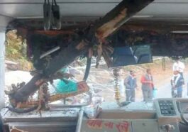 Himachal Latest News: एचआरटीसी की चलती बस पर पहाड़ी से गिरा पेड़! फ्रंट शीशा चकनाचूर, 40 यात्री थे सवार