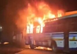 Himachal News Alert: आधी रात को बस में भड़की आग! पूरी तरह जलकर खाक