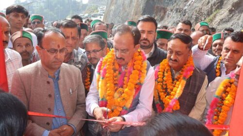 Sirmour News: उद्योग मंत्री ने शिलाई विस के दुगाना में 24 लाख से निर्मित कानूनगो व पटवार सर्कल भवन का किया लोकार्पण