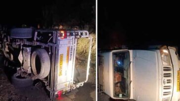 Accident In Himachal: सड़क पर पलटी पिकअप! युवक की मौत, दूसरा घायल