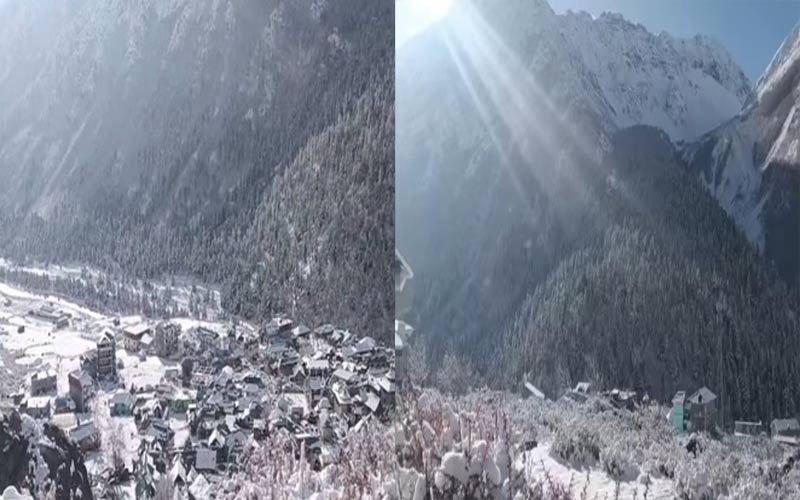 Snowfall In Himachal: हिमाचल के चार जिलों में बर्फ़बारी! ऊंची चोटियां बर्फ से सफेद, यहां तीन इंच तक हिमपात
