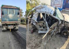 Paonta Sahib: डंपर और कार में जोरदार टक्कर! दो युवकों की मौत, एक पीजीआई रैफर