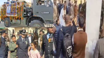 पंचतत्व में विलीन हुए विंग कमांडर नमांश: चचेरे भाई ने दी मुखाग्नि! पत्नी ने एयरफोर्स की वर्दी में दी अंतिम विदाई