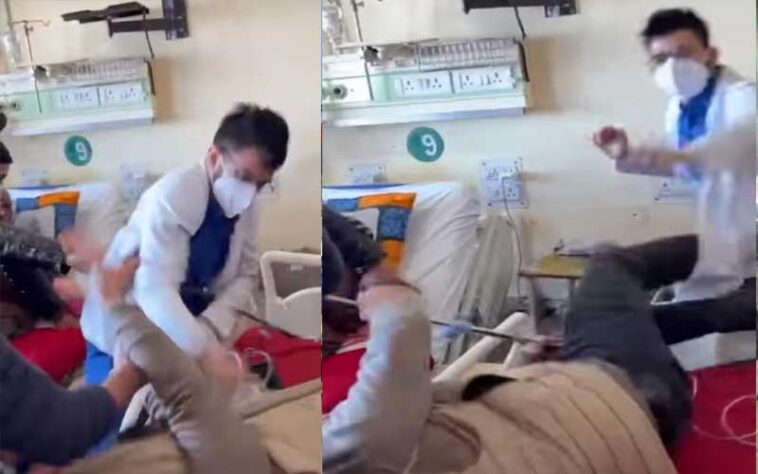 IGMC Shimla: आईजीएमसी शिमला में डॉक्टर ने पीटा मरीज! नाक से निकला खून, गुस्साए परिजनों ने की नारेबाजी