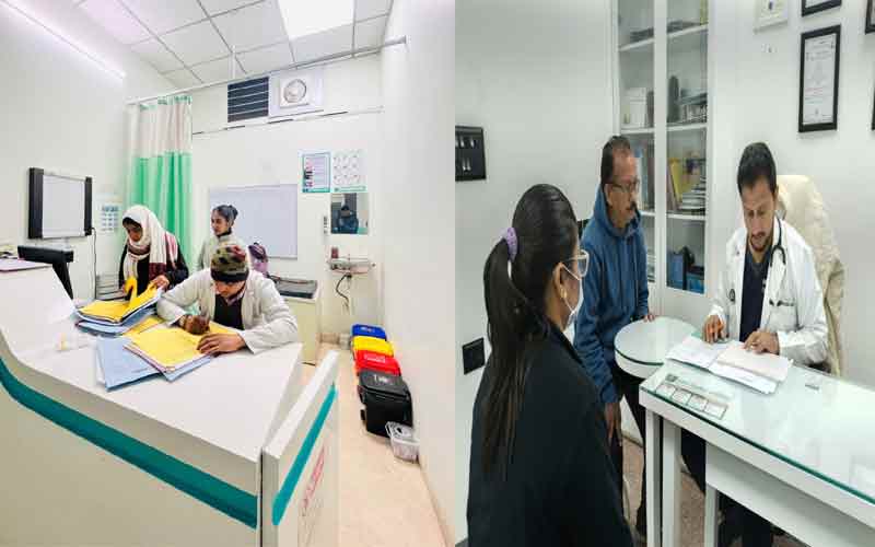 आशा वेलनेस क्लिनिक में मुफ्त मेडिकल कैंप सम्पन्न! 110 लोगों ने करवाई जांच, दवाइयों व टेस्ट पर मिली भारी छूट