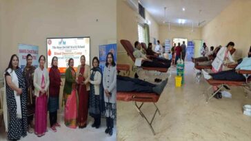 Paonta Sahib: द रोज़ ऑर्किड वर्ल्ड स्कूल में लगा रक्तदान शिविर! 52 यूनिट रक्त हुआ एकत्र