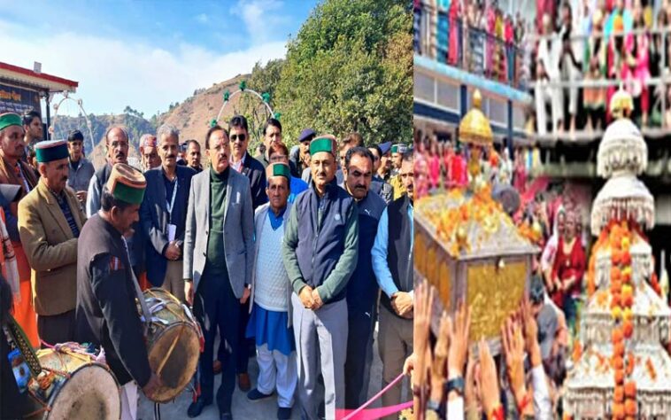 Sirmour News: कल पशमी में विराजमान होंगे चालदा महासु महाराज! उद्योग मंत्री ने देव यात्रा में लिया भाग Sirmour News: कल पशमी में विराजमान होंगे चालदा महासु महाराज! उद्योग मंत्री ने देव यात्रा में लिया भाग