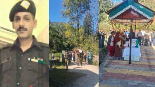 दुखद: हवलदार संजीव कुमार का निधन! सैन्य सम्मान के साथ दी अंतिम विदाई, पीछे छूटे दो मासूम