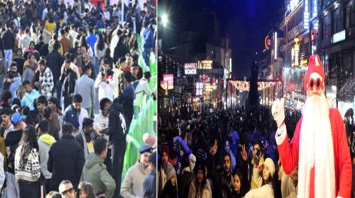 Himachal Tourism: क्रिसमस मनाने हिमाचल में उमड़ी भीड़! एक लाख से अधिक टूरिस्ट पहुंचे, होटल पैक Himachal Tourism: क्रिसमस मनाने हिमाचल में उमड़ी भीड़! एक लाख से अधिक टूरिस्ट पहुंचे, होटल पैक