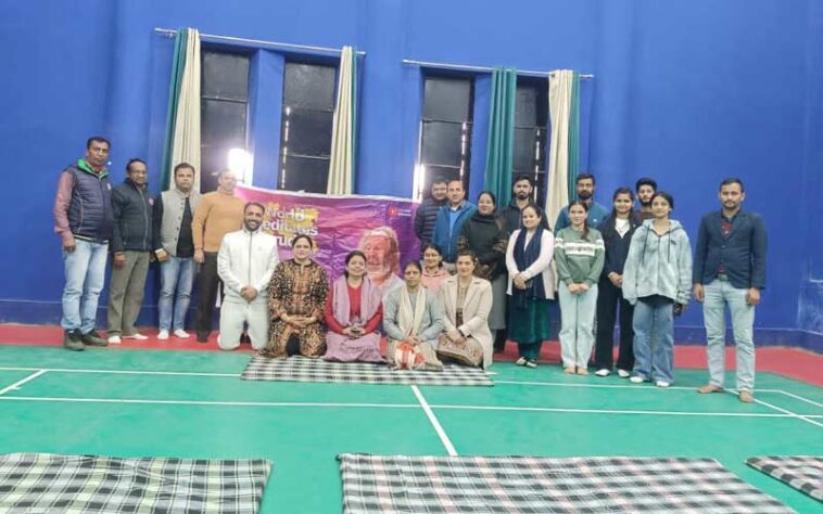 Sirmour News: विश्व ध्यान दिवस के अवसर पर सिरमौर के विभिन्न संस्थानों में ध्यान योग शिविर का आयोजन