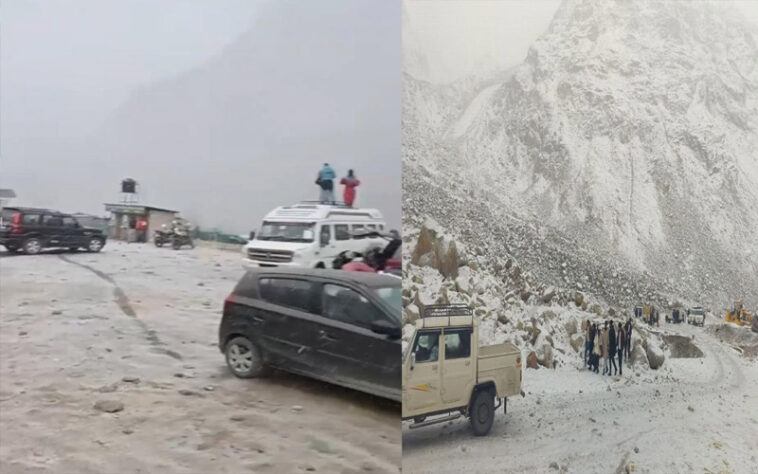 Snowfall In Himachal: हिमाचल में बदला मौसम! पहाड़ों पर बर्फबारी का दौर शुरू, झूमे सैलानी