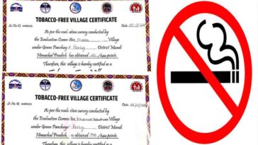 Tobacco Free Village: हिमाचल के इन दो गांव ने बीड़ी-सिगरेट को कहा अलविदा! तंबाकू मुक्त बने…