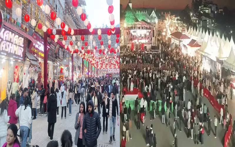 Himachal Tourism: क्रिसमस का जश्न मनाने हिमाचल में उमड़ी भीड़! जश्न में डूबा शिमला-मनाली, होटल पैक