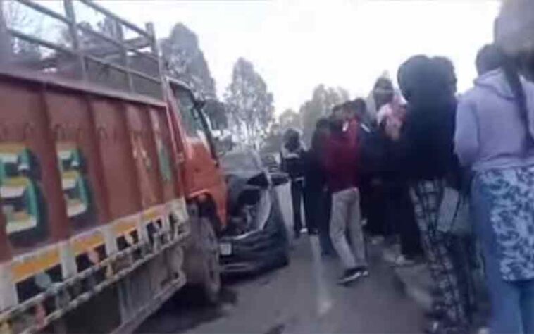 Accident In Himachal: गाड़ी और ट्रक के बीच जोरदार भिड़ंत! चीफ फार्मासिस्ट की मौत, पति और बेटी घायल