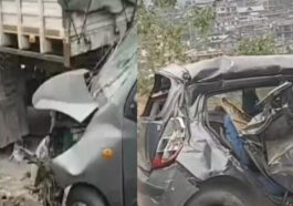 हिमाचल में भीषण हादसा: पैरापिट से टकराकर ट्रक के नीचे घुसी कार! तीन लोगों की मौत, जन्मदिन और न्यू ईयर की पार्टी कर लौट रहे थे..