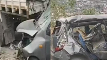 हिमाचल में भीषण हादसा: पैरापिट से टकराकर ट्रक के नीचे घुसी कार! तीन लोगों की मौत, जन्मदिन और न्यू ईयर की पार्टी कर लौट रहे थे..