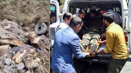 जम्मू-कश्मीर में हादसा: खाई में गिरा सेना का वाहन! दस जवान शहीद, 10 घायल जम्मू-कश्मीर में हादसा: खाई में गिरा सेना का वाहन! दस जवान शहीद, 10 घायल