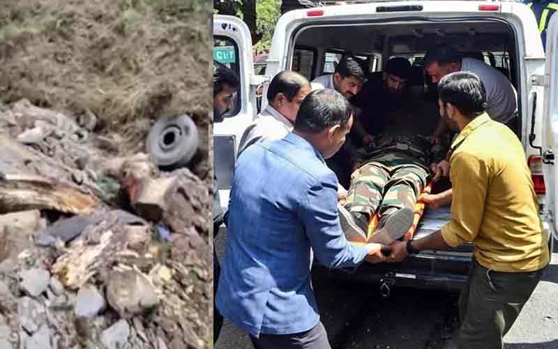 जम्मू-कश्मीर में हादसा: खाई में गिरा सेना का वाहन! दस जवान शहीद, 10 घायल