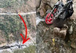 सिरमौर में दर्दनाक हादसा: पिकअप के साथ भिड़ंत के बाद खाई में गिरी बाइक! युवक की मौके पर गई जान