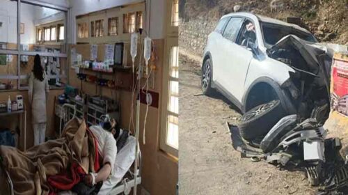 दुखद: पोल और पैरापिट से टकराई कार! पांच साल की बच्ची समेत तीन ने गवाई जान, दिल्ली से हिमाचल घूमने आए थे..