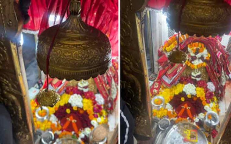 Himachal Latest News: चिंतपूर्णी मंदिर में विदेश से पहुंचे श्रद्धालु! माँ के चरणों में चढ़ाया 26 ग्राम सोने का छत्र