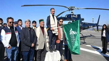 CM Sukhu: संजौली हेलीपोर्ट से शुरू हुई हेलीकॉप्टर सेवाएं! सीएम ने किया शुभारम्भ, रोजाना होंगी उड़ानें