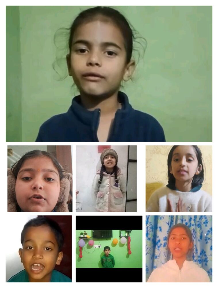 विश्व हिंदी दिवस पर इंडियन पब्लिक स्कूल में ऑनलाइन कविता पाठ प्रतियोगिता, छात्रों ने दिखाई भाषा की ताकत