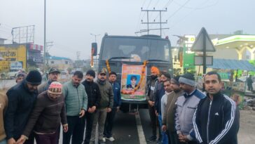 गिरिपार के वीर सपूत कपिल को अंतिम विदाई, पूरे सैन्य सम्मान के साथ पैतृक गांव रवाना