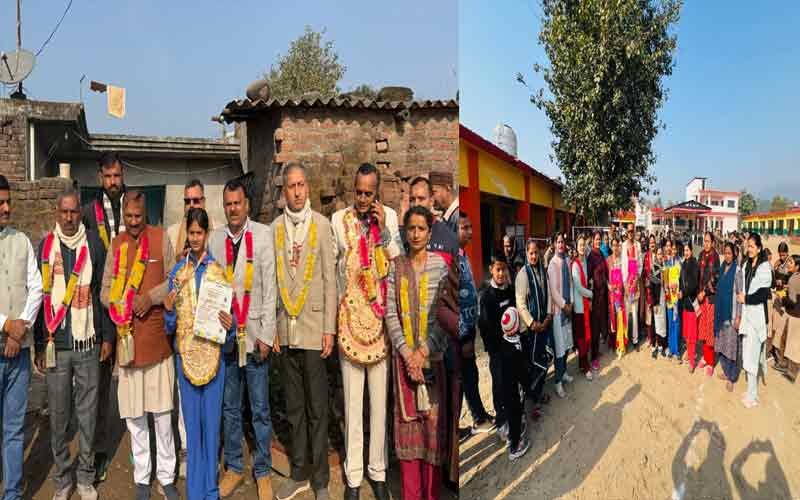Paonta Sahib : कोटडी व्यास की बेटी मनीषा बनी नेशनल सिल्वर मेडलिस्ट! गांव में ढोल-नगाड़ों संग हुआ ऐतिहासिक स्वागत