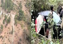 हिमाचल में बड़ा हादसा: खाई में गिरते ही गाड़ी के उड़े परखच्चे! पति-पत्नी ने गवाई जान