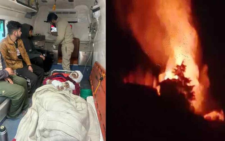 सिरमौर में भीषण अग्निकांड: 5 से 6 लोगों के जिंदा जलने की आशंका! एक व्यक्ति बुरी तरह झुलसा