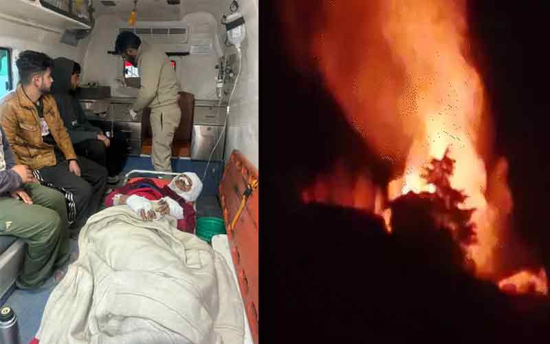 सिरमौर में भीषण अग्निकांड: 5 से 6 लोगों के जिंदा जलने की आशंका! एक व्यक्ति बुरी तरह झुलसा