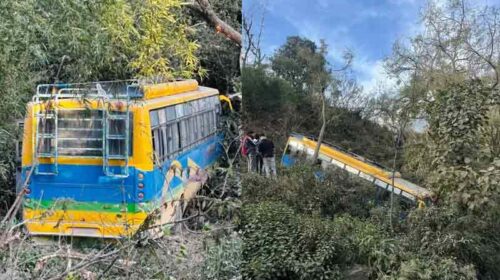 Bus Accident: हिमाचल में निजी बस दुर्घटनाग्रस्त! खाई में गिरी, महिला गंभीर घायल