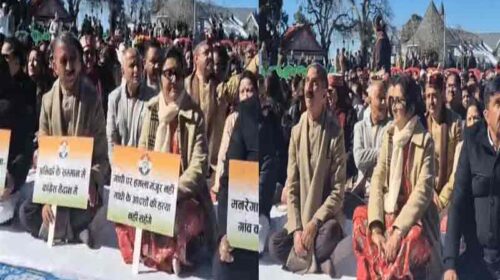 मनरेगा से ‘गांधी’ नाम हटाने का विरोध: CM सुक्खू सहित कैबिनेट मंत्री उपवास पर बैठे! केंद्र सरकार पर लगाए गंभीर आरोप