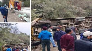School Bus Accident: सड़क पर पलटी स्कूल बस! मची चीख-पुकार, 6 बच्चे और चार शिक्षक बुरी तरह घायल