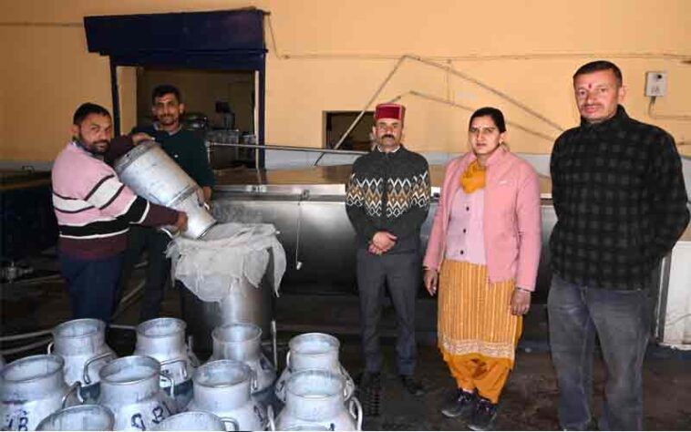 Sirmour News : दूध के बेहतरीन दाम मिलने से सिरमौर के पशुपालक खुश! मिल्क फेड को 1562 दुग्ध उत्पादक रोजाना दे रहे सप्लाई Sirmour News : दूध के बेहतरीन दाम मिलने से सिरमौर के पशुपालक खुश! मिल्क फेड को 1562 दुग्ध उत्पादक रोजाना दे रहे सप्लाई