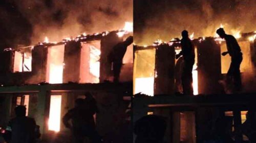 Himachal News Alert: बिजली के खंबे में स्पार्किंग से दो मंजिला मकान में भड़की आग! छह कमरे जलकर राख