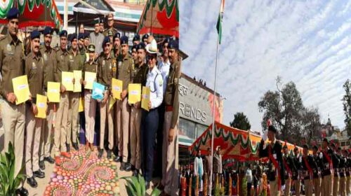 Sirmour News: नाहन चौगान में विधानसभा अध्यक्ष ने ध्वज फहराकर भव्य परेड की ली सलामी! उत्कृष्ट कार्य करने वालो को किया सम्मानित