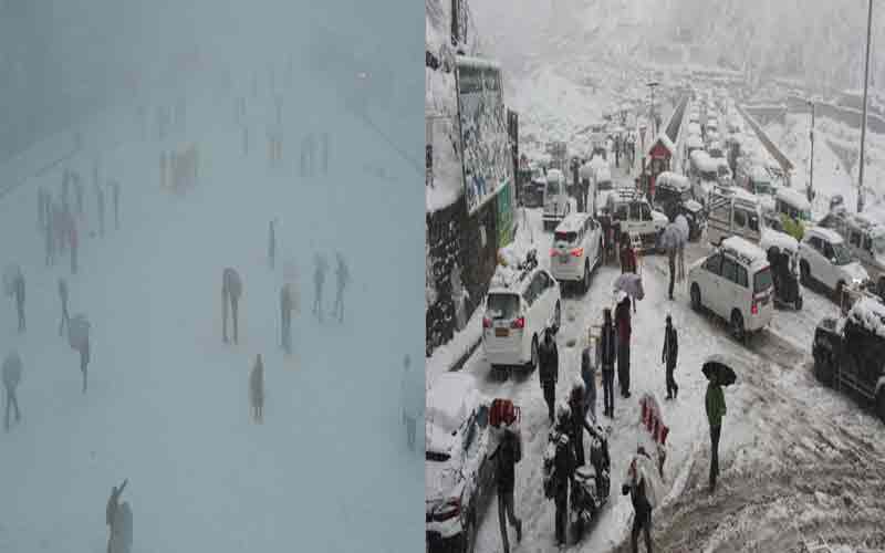 हिमाचल में बिछी बर्फ की चादर: सात जिलों में हिमपात! सड़क बंद तो ट्रांसफार्मर ठप, कई जगह ब्लैक आउट