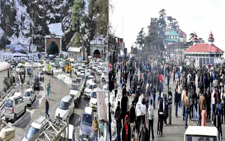 Himachal Tourism: बर्फबारी के बाद शिमला में पर्यटकों की भारी भीड़! बर्फ में हो रही मस्ती, 70 फ़ीसदी कमरे बुक