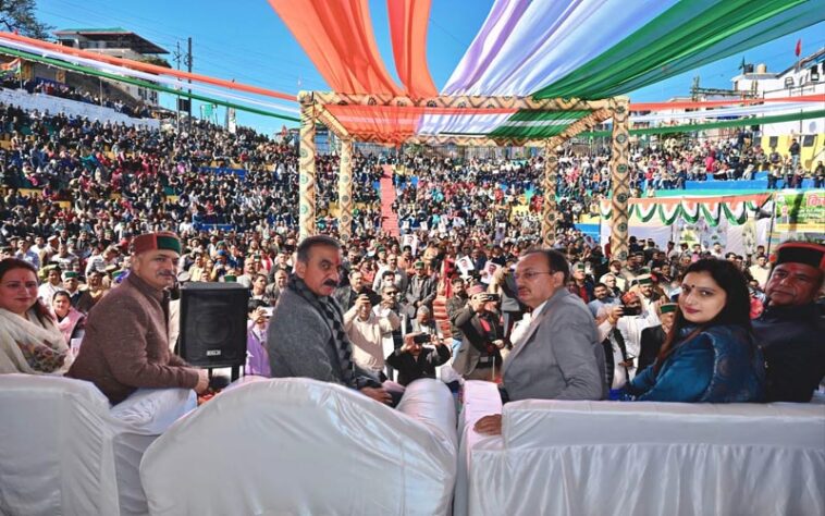 Sirmour News : मुख्यमंत्री ने सिरमौर में किए 32 करोड़ रुपये लागत की परियोजनाओं के शिलान्यास व लोकार्पण