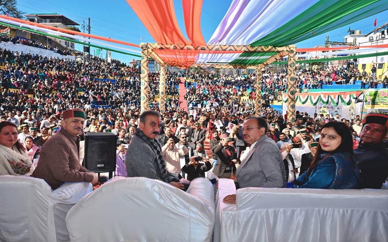 Sirmour News : मुख्यमंत्री ने सिरमौर में किए 32 करोड़ रुपये लागत की परियोजनाओं के शिलान्यास व लोकार्पण