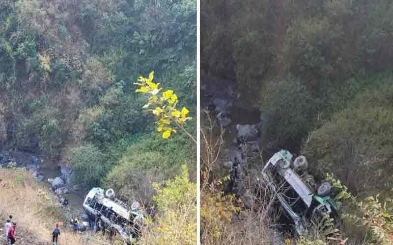Bus Accident: खाई में गिरी एचआरटीसी बस! मौके पर चीख-पुकार, चार लोगों की मौत तो कई घायल