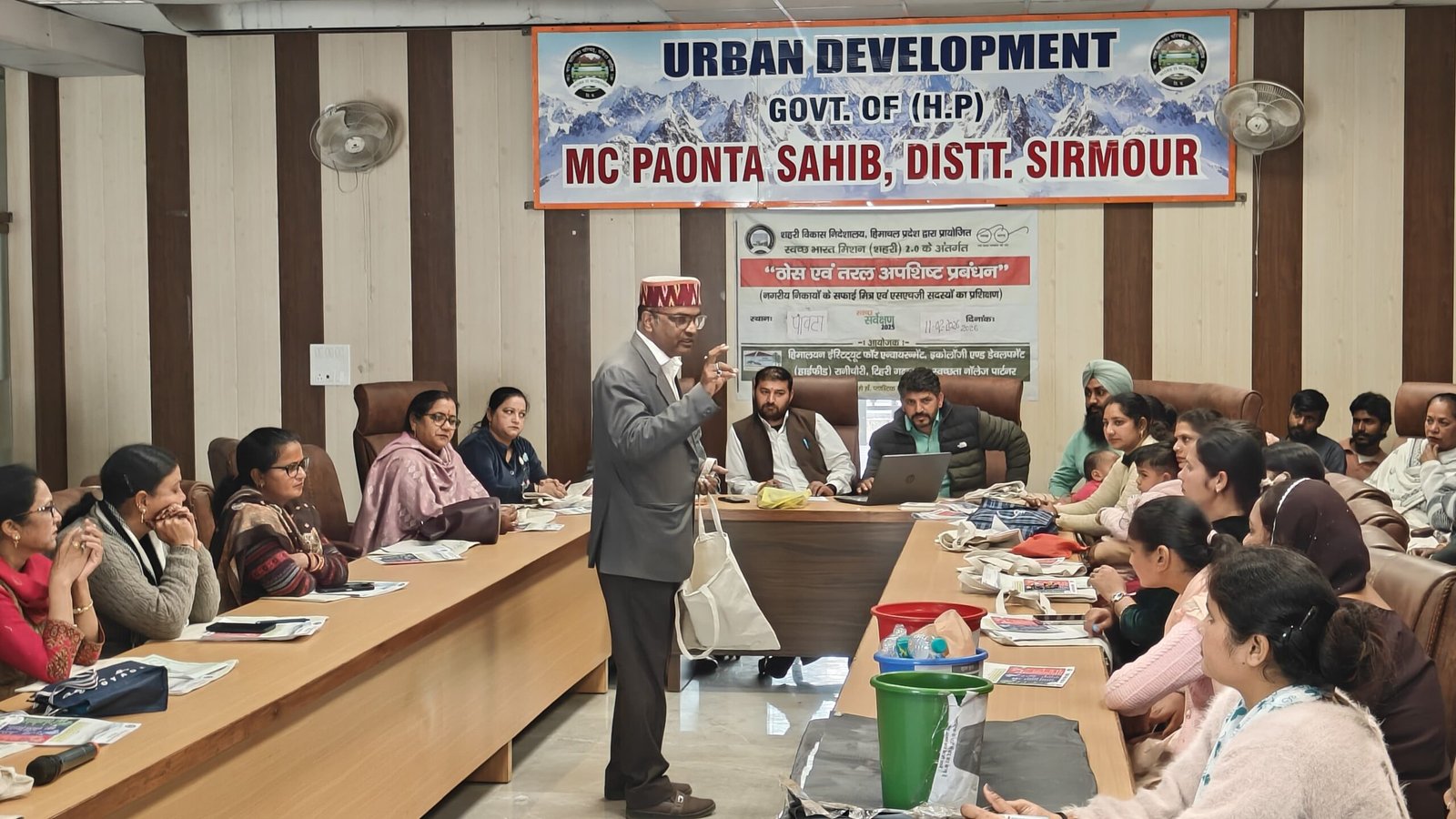 पांवटा साहिब में स्वच्छता पर विशेष कार्यशाला, घर-घर कचरा अलग करने पर जोर