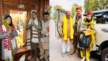 Sirmour News: शिलाई पहुंचे मंत्री विक्रमादित्य सिंह! पत्नी अमरीन संग छत्रधारी चालदा महासू महाराज के दरबार में टेका माथा