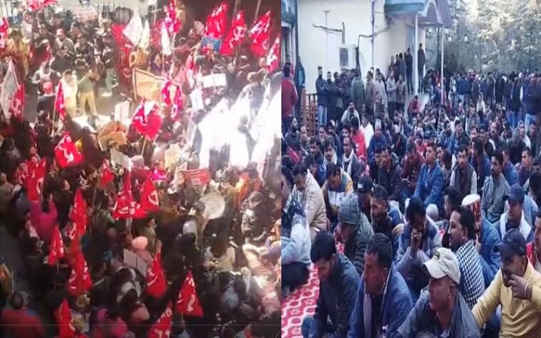 Himachal News: राष्ट्रव्यापी हड़ताल का हिमाचल में भी असर! मजदूर-कर्मचारी उग्र, बैंकिंग-स्वास्थ्य सेवाएं प्रभावित