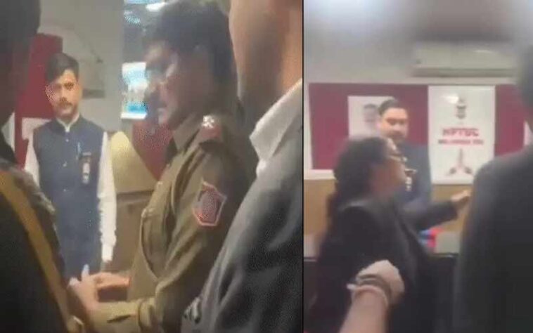 Himachal News Alert: दिल्ली स्थित हिमाचल भवन में पुलिस की रेड! महिला बोली-कमरे में घुसने की किसने दी परमिशन, हुआ हंगामा Himachal News Alert: दिल्ली स्थित हिमाचल भवन में पुलिस की रेड! महिला बोली-कमरे में घुसने की किसने दी परमिशन, हुआ हंगामा