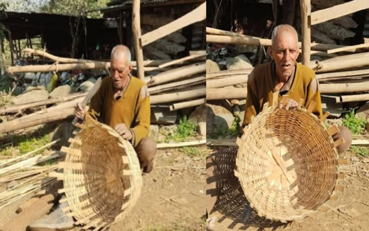 HP News: हाथों की मेहनत और पारंपरिक हुनर का बल! 73 साल की उम्र में भी बांस के उत्पादों को प्रतिदिन तैयार कर रहे रिखी राम